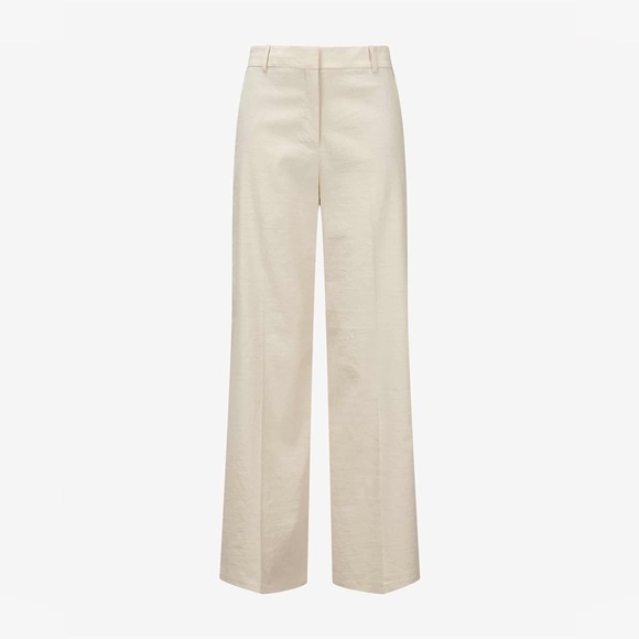 THEORY cream straight leg dress pant size 10 - Picture 1 of 8
